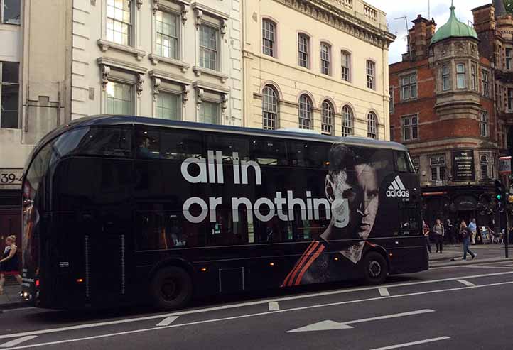 New Routemaster LT185 in Adidas livery